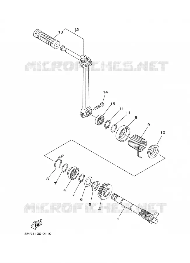 STARTMOTOR Yamaha MOTO 90 2002 TTR  TTR90P