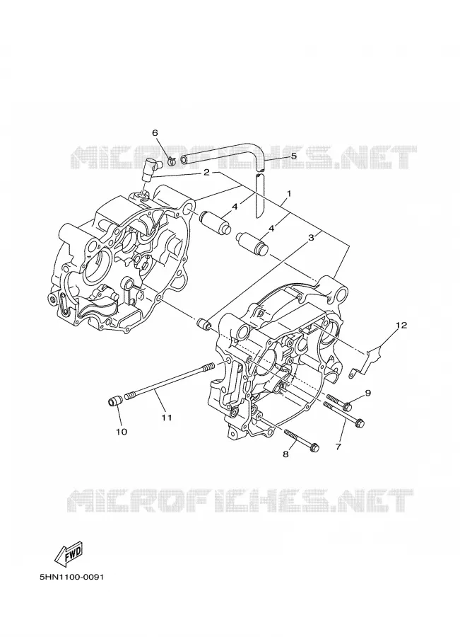 CARTERDELEN Yamaha MOTO 90 2003 TTR  TTR90R