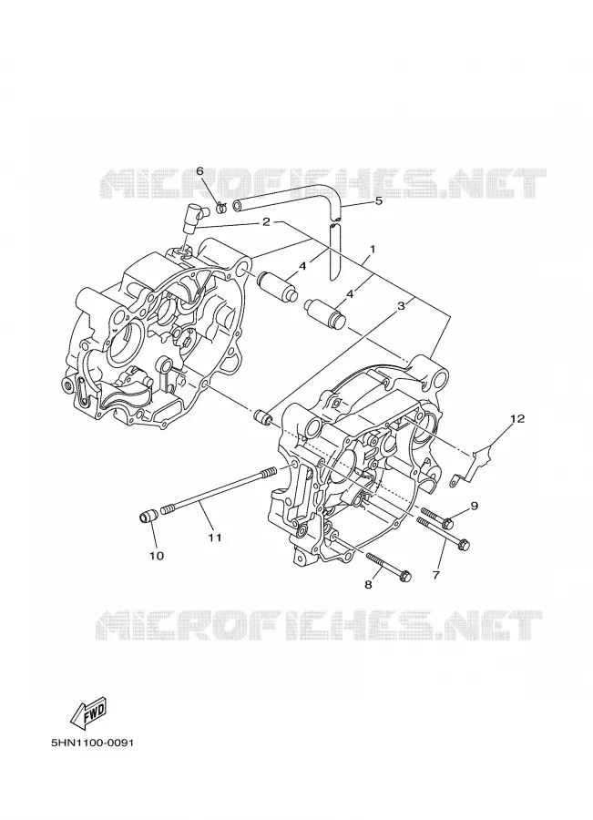 CARTERDELEN Yamaha MOTO 90 2004 TTR  TTR90S