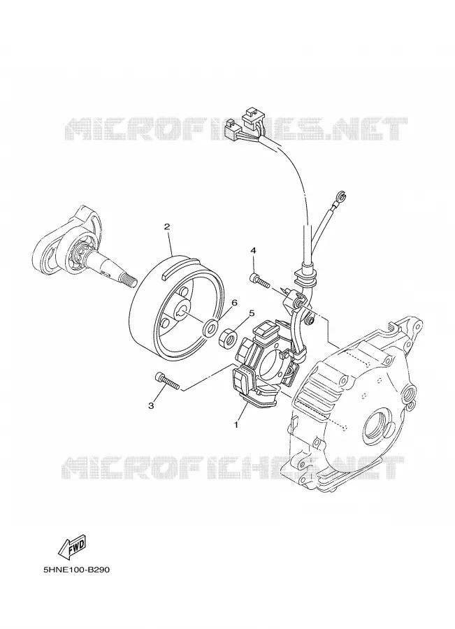DYNAMO Yamaha MOTO 90 2007 TTR  TTR90W