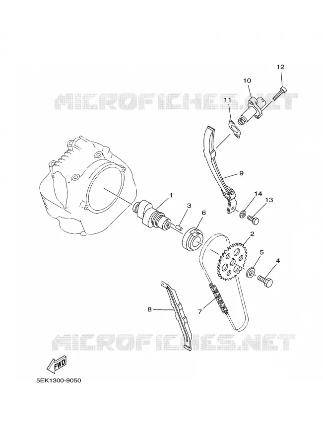 NOKKENAS / KETTING Yamaha MOTO 125 2000 TW  TW125