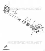 SCHAKEL STANG / PEDAAL voor Yamaha TY250S 1988