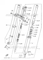 VOORVORK voor Yamaha TY250S 1988