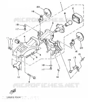 ACHTERLICHT voor Yamaha TY250S 1988