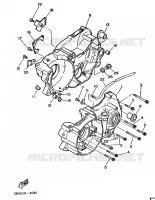 CARTERDELEN voor Yamaha TY250S 1988