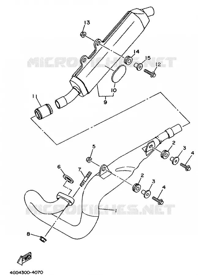 UITLAAT Yamaha MOTO 250 1994 TY  TY250Z