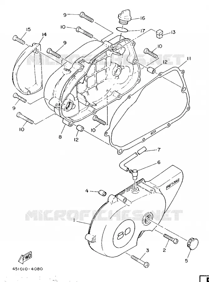 DEKSEL - MOTOR 1 Yamaha MOTO 80 1987 TY  TY80