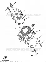 CILINDERKOP voor Yamaha TZ125 1998