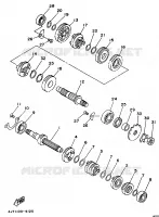TRANSMISSIE voor Yamaha TZ125 1998