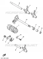 SCHAKELWALS voor Yamaha TZ125 1998