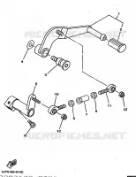 SCHAKEL STANG / PEDAAL voor Yamaha TZ125 1998