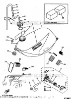 BENZINE TANK voor Yamaha TZ125 1998