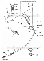 POMP VOOR voor Yamaha TZ125 1998