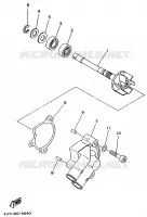 WATERPOMP voor Yamaha TZ125 1998