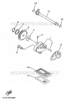 OLIEPOMP voor Yamaha TZ125 1998