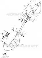 UITLAAT voor Yamaha TZ125 1998