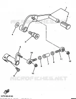 SCHAKEL STANG / PEDAAL voor Yamaha TZ125 1999