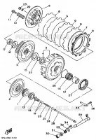 STARTMOTOR KOPPELINGS voor Yamaha TZ250 1999