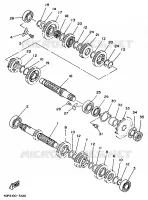 TRANSMISSIE voor Yamaha TZ250 1999