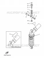 ACHTER SCHOKBREKER voor Yamaha TZ250 1999