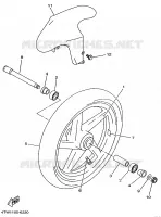 VOORWIEL voor Yamaha TZ250 1999