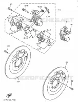 REMKLAUW VOOR voor Yamaha TZ250 1999