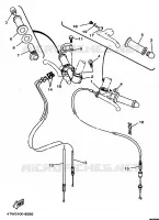 STUUR / KABEL voor Yamaha TZ250 1999