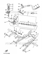 STANDAARD / VOETSTEUN voor Yamaha TZ250 1999