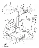 KAP 1 voor Yamaha TZ250 1999