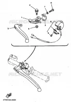 STUURSCHAKELAAR / HEVEL voor Yamaha TZ250 1999