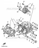 CARTERDELEN voor Yamaha TZ250U 1988