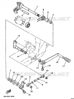 SCHAKEL STANG / PEDAAL voor Yamaha TZ250U 1988
