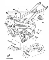 FRAME voor Yamaha TZ250U 1988