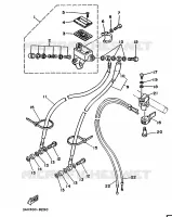 POMP VOOR voor Yamaha TZ250U 1988