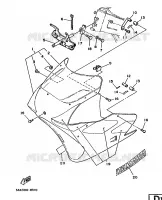 KAP 1 voor Yamaha TZ250U 1988