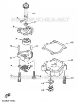OLIEPOMP voor Yamaha TZ250U 1988