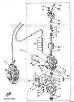 CARBURATEUR  voor Yamaha TZ250U 1988
