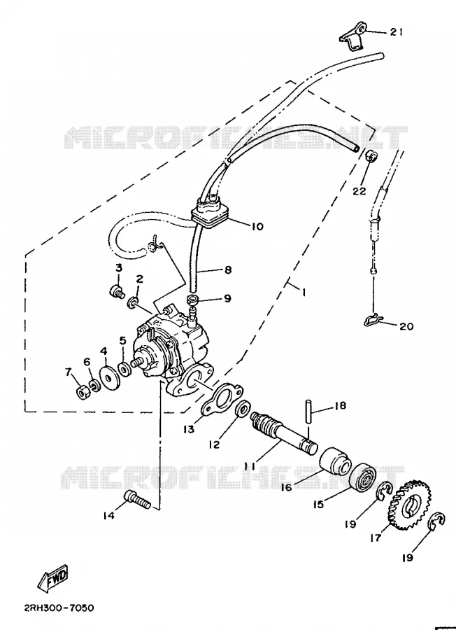 OLIEPOMP Yamaha MOTO 125 1987 TZR  TZR125
