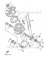 CILINDER voor Yamaha TZR125 1988