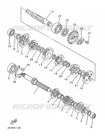 TRANSMISSIE voor Yamaha TZR125 1988