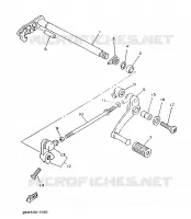 SCHAKEL STANG / PEDAAL voor Yamaha TZR125 1988