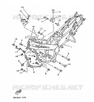 FRAME voor Yamaha TZR125 1988