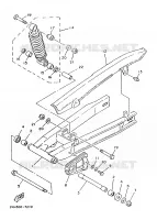 ACHTERBRUG voor Yamaha TZR125 1988