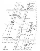VOORVORK voor Yamaha TZR125 1988