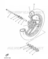 VOORWIEL voor Yamaha TZR125 1988