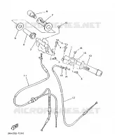 STUUR / KABEL voor Yamaha TZR125 1988