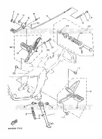 STANDAARD / PEDAAL voor Yamaha TZR125 1988