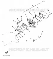 ACHTERLICHT voor Yamaha TZR125 1988