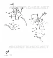STUURSCHAKELAAR / HEVEL voor Yamaha TZR125 1988