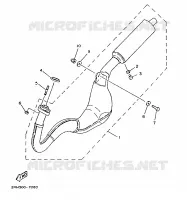UITLAAT voor Yamaha TZR125 1988